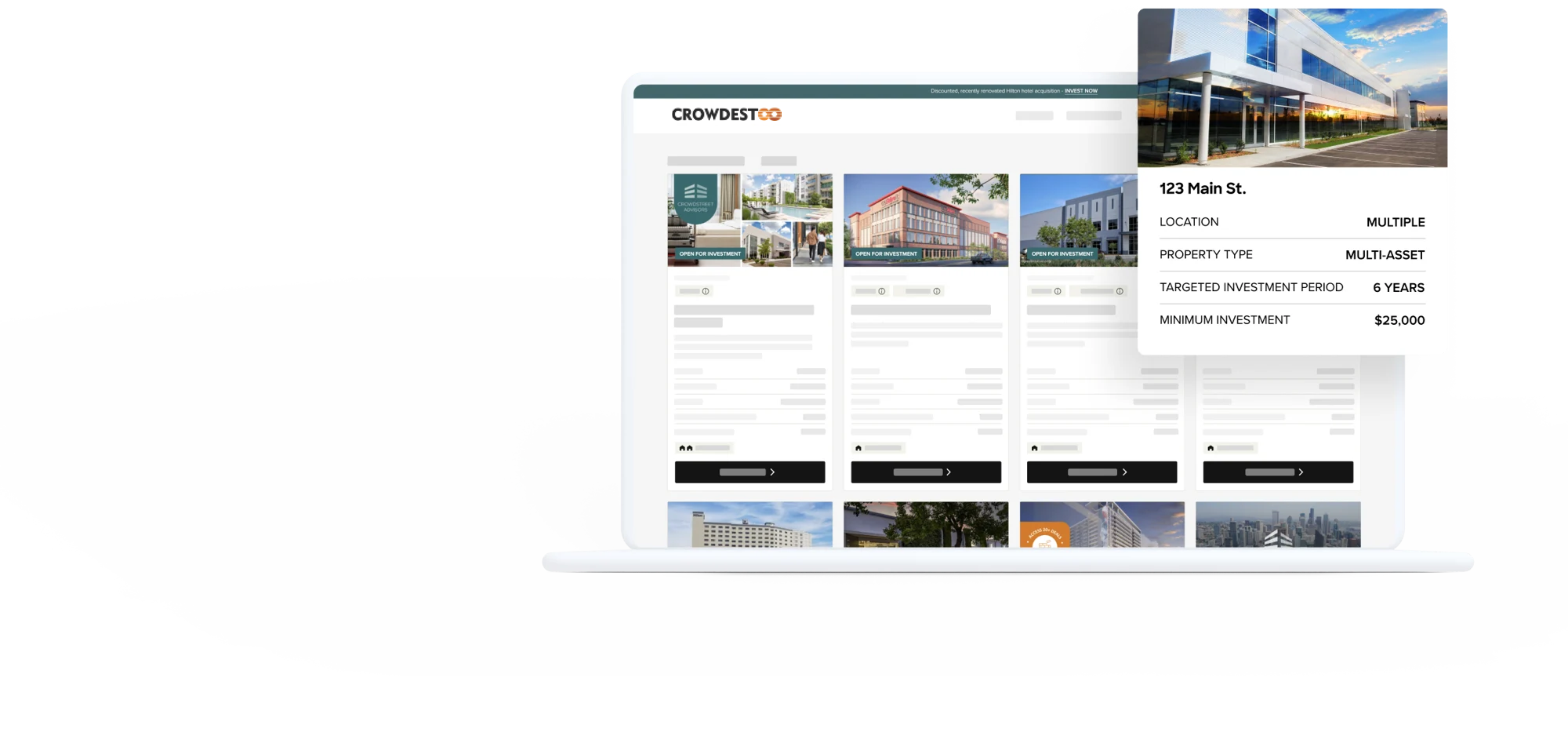 commercial real estate investing platform